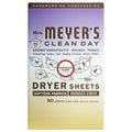 mrs meyers scented dryer sheets compassion flower back label